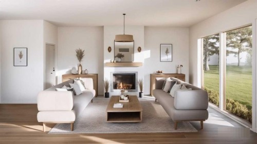 325 John Avenue, Diamond Valley, AB - Indoor Photo Showing Living Room With Fireplace