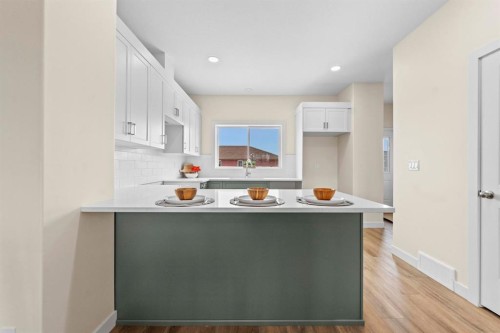 7311B 44B Avenue, Camrose, AB - Indoor Photo Showing Kitchen