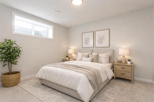 17 Tindale Place, Red Deer, AB - Indoor Photo Showing Bedroom