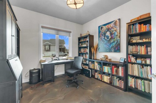 38 Grove Close, Red Deer, AB - Indoor Photo Showing Office