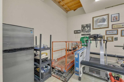 38 Grove Close, Red Deer, AB - Indoor Photo Showing Gym Room
