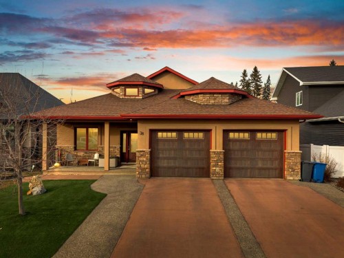 38 Grove Close, Red Deer, AB - Outdoor With Deck Patio Veranda