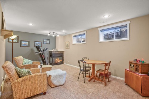 304 Jenner Crescent, Red Deer, AB - Indoor With Fireplace