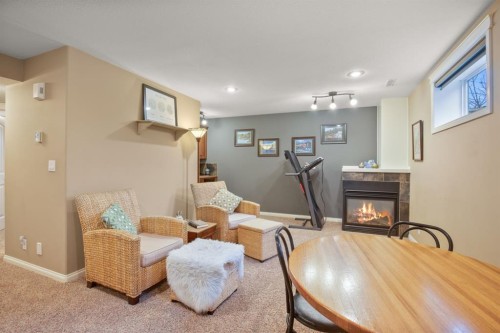 304 Jenner Crescent, Red Deer, AB - Indoor With Fireplace