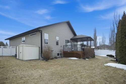 91 Woodrow Close, Red Deer, AB - Outdoor With Deck Patio Veranda With Exterior