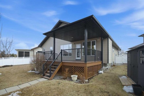 91 Woodrow Close, Red Deer, AB - Outdoor With Deck Patio Veranda