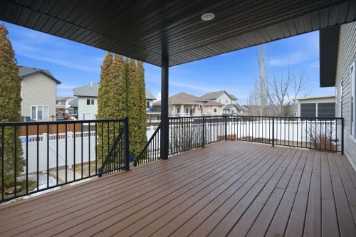 91 Woodrow Close, Red Deer, AB - Outdoor With Deck Patio Veranda With Exterior