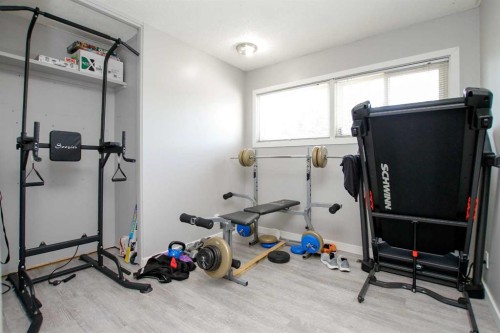 4 Mckee Close, Red Deer, AB - Indoor Photo Showing Gym Room