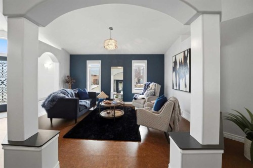 4 Drever Close, Red Deer, AB - Indoor Photo Showing Living Room