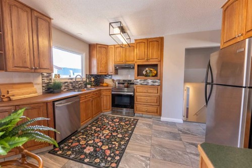 4 Barrett Drive, Red Deer, AB - Indoor Photo Showing Kitchen