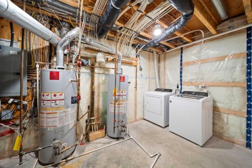 116 Allwright Close, Red Deer, AB - Indoor Photo Showing Basement