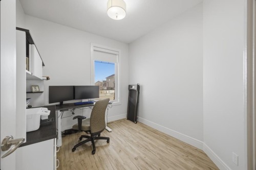 2 Vernon Close, Red Deer, AB - Indoor Photo Showing Office