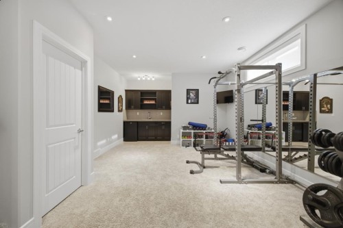 2 Vernon Close, Red Deer, AB - Indoor Photo Showing Gym Room