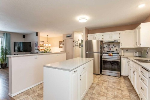 10 Patterson Crescent, Red Deer, AB - Indoor Photo Showing Kitchen With Double Sink