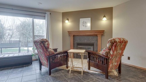 33 Parkside Crescent, Blackfalds, AB - Indoor With Fireplace