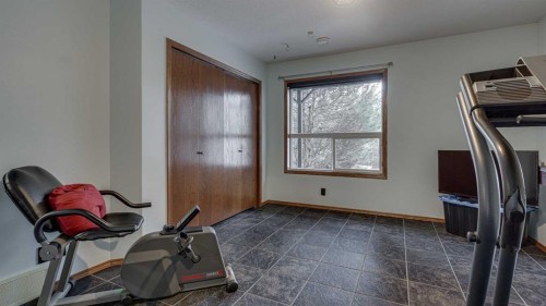 33 Parkside Crescent, Blackfalds, AB - Indoor Photo Showing Gym Room