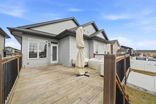 77 Tanner Street, Red Deer, AB - Outdoor With Deck Patio Veranda With Exterior