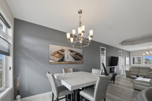 77 Tanner Street, Red Deer, AB - Indoor Photo Showing Dining Room