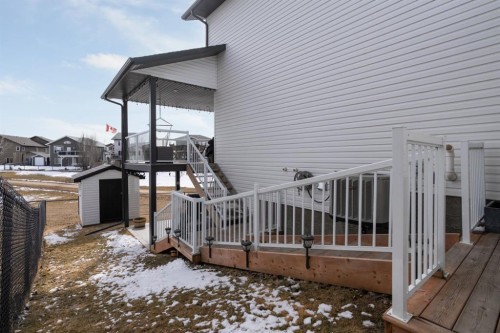 5215 35 Avenue, Camrose, AB - Outdoor With Deck Patio Veranda With Exterior