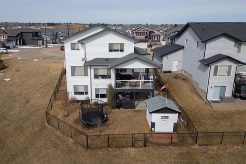 5215 35 Avenue, Camrose, AB - Outdoor With Deck Patio Veranda