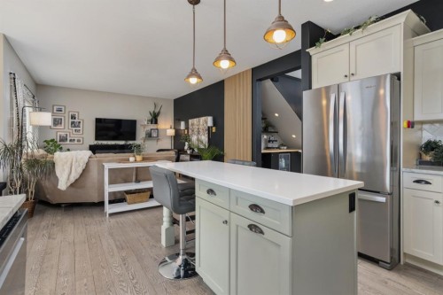 5215 35 Avenue, Camrose, AB - Indoor Photo Showing Kitchen With Stainless Steel Kitchen