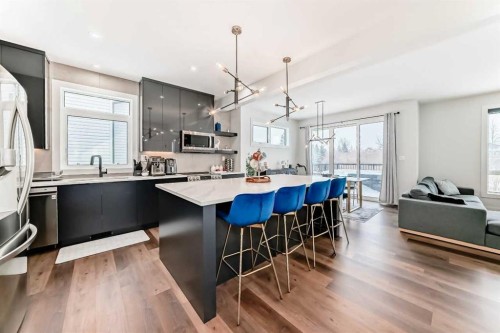 153 Emerald Drive, Red Deer, AB - Indoor Photo Showing Kitchen With Upgraded Kitchen