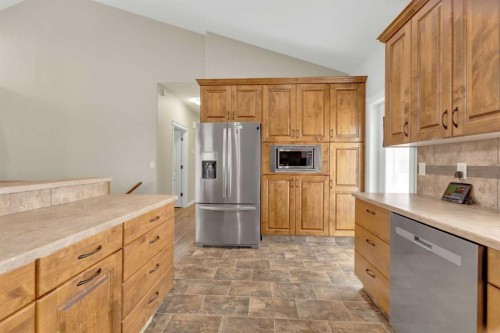 29 Emily Crescent, Lacombe, AB - Indoor Photo Showing Kitchen