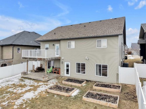 29 Emily Crescent, Lacombe, AB - Outdoor With Deck Patio Veranda