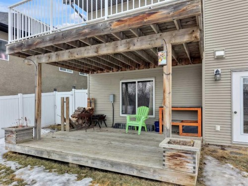 29 Emily Crescent, Lacombe, AB - Outdoor With Deck Patio Veranda With Exterior
