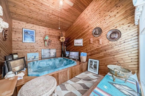 5205 55St., Rimbey, AB - Indoor With Fireplace