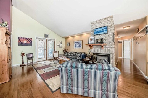 5205 55St., Rimbey, AB - Indoor With Fireplace