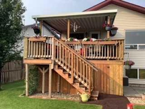 232 Deschner Close, Red Deer, AB - Outdoor With Deck Patio Veranda