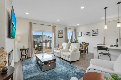 26 Athens Place, Blackfalds, AB - Indoor Photo Showing Living Room