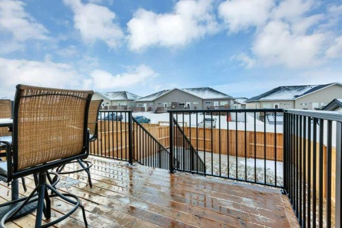 26 Athens Place, Blackfalds, AB - Outdoor With Deck Patio Veranda