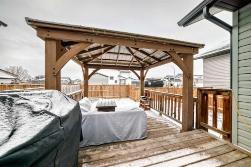 3 Hanson Green, Penhold, AB - Outdoor With Deck Patio Veranda With Exterior
