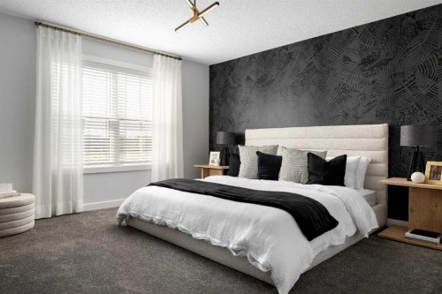 542 Legacy Circle Se, Calgary, AB - Indoor Photo Showing Bedroom