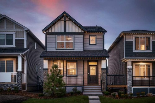 542 Legacy Circle Se, Calgary, AB - Outdoor With Deck Patio Veranda With Facade