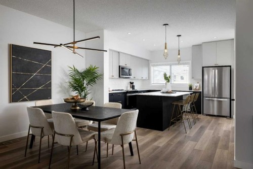 542 Legacy Circle Se, Calgary, AB - Indoor Photo Showing Dining Room