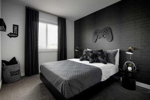 542 Legacy Circle Se, Calgary, AB - Indoor Photo Showing Bedroom