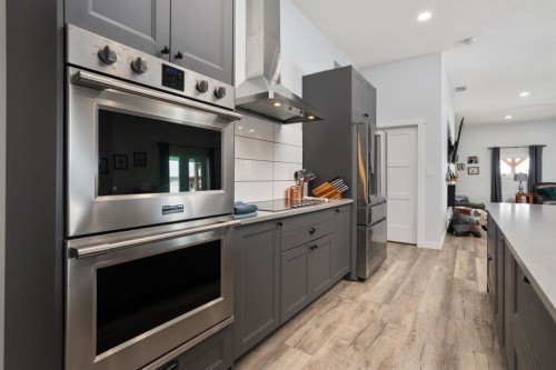 49274 Range Road 225, Rural Leduc County, AB - Indoor Photo Showing Kitchen With Upgraded Kitchen