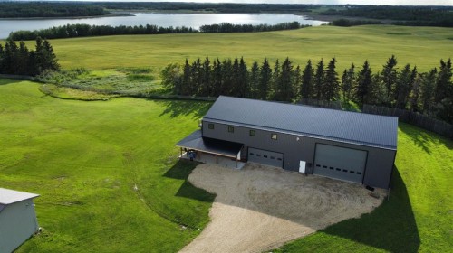 49274 Range Road 225, Rural Leduc County, AB - Outdoor With Body Of Water With View