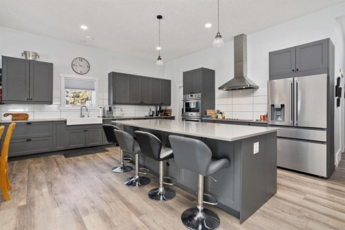 49274 Range Road 225, Rural Leduc County, AB - Indoor Photo Showing Kitchen With Upgraded Kitchen