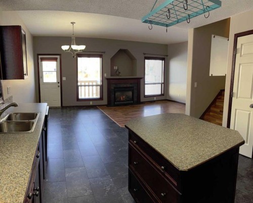 40 Alberts Close, Red Deer, AB - Indoor With Fireplace