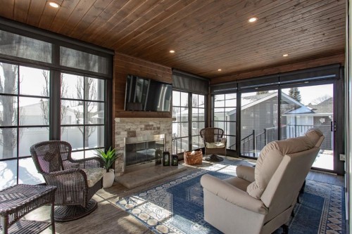 21 Dandell Close, Red Deer, AB -  With Fireplace