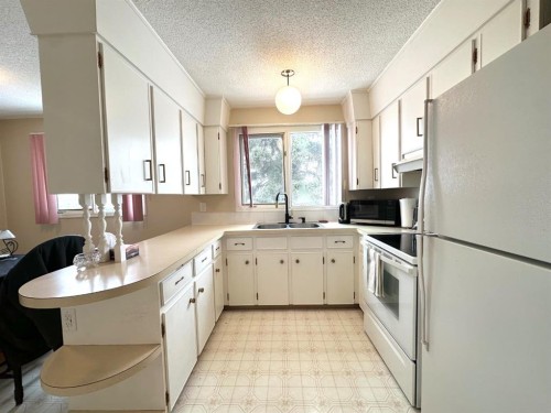 5240 50 Avenue, Holden, AB - Indoor Photo Showing Kitchen With Double Sink