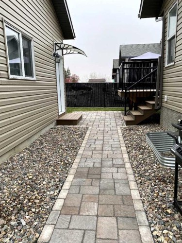 7403 44 Avenue, Camrose, AB - Outdoor With Deck Patio Veranda With Exterior