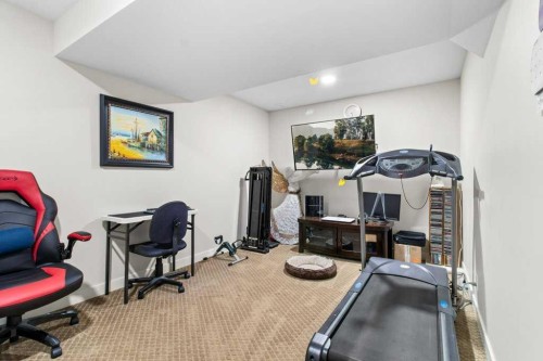 4916 Beardsley Avenue, Lacombe, AB - Indoor Photo Showing Gym Room