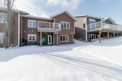4916 Beardsley Avenue, Lacombe, AB - Outdoor With Deck Patio Veranda