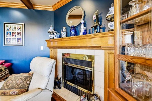 3000 35 Street, Ponoka, AB - Indoor With Fireplace