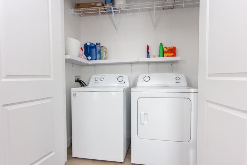 66 Henderson Crescent, Penhold, AB - Indoor Photo Showing Laundry Room